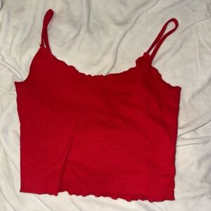 Red Women's Tank Top